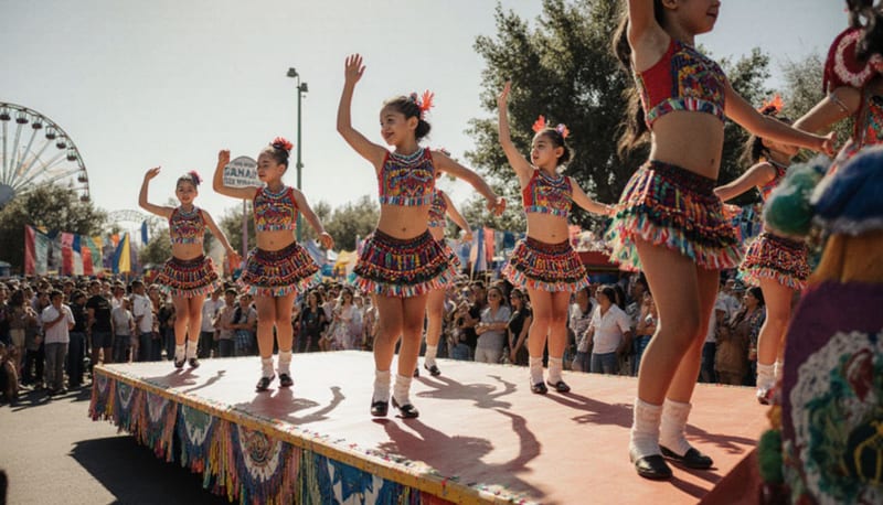 Academia de Jazz DKDA de Delicias brinda espectáculo en desfile internacional de Disneyland Resort