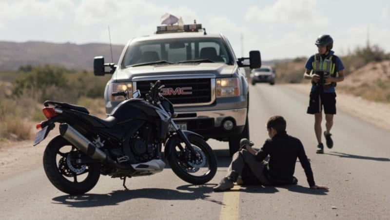 Adolescente de 15 años muere en choque entre motocicleta y camioneta en Cuauhtémoc
