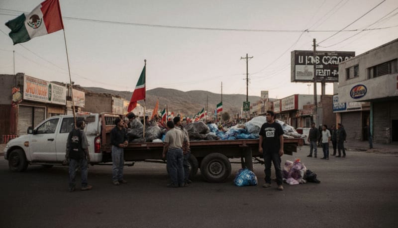 Agricultores denuncian agresiones y daños durante protesta contra Cruz Pérez Cuéllar en Delicias