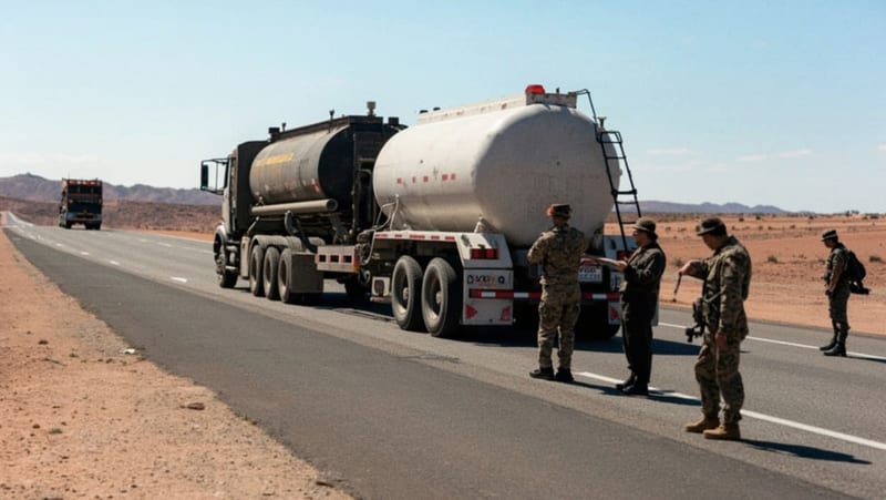 Autoridades aseguran pipa con más de 32 mil litros de gasolina robada en Chihuahua