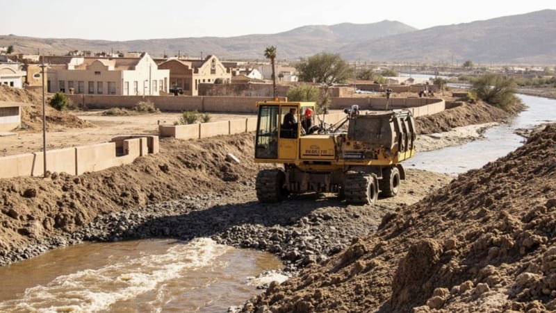 Autoridades preparan a Camargo para esperada creciente del Río Florido