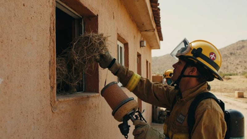 Bomberos de Camargo atienden reportes por presencia de avispas en viviendas