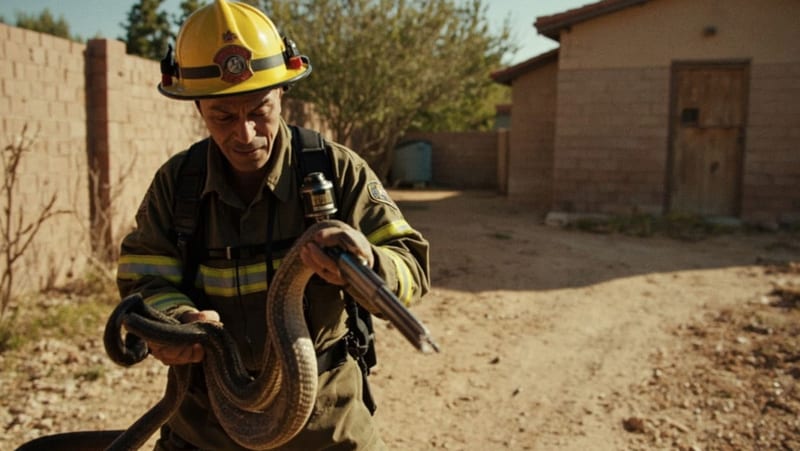 Bomberos de Delicias alerta por aumento de serpientes en hogares durante ola de calor