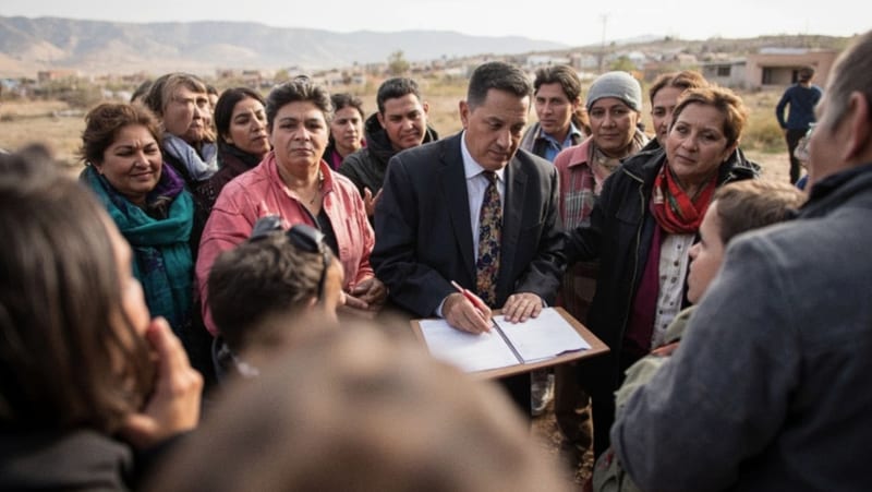 Camargo avanza en regularización de predios en Los Reyes con segunda etapa