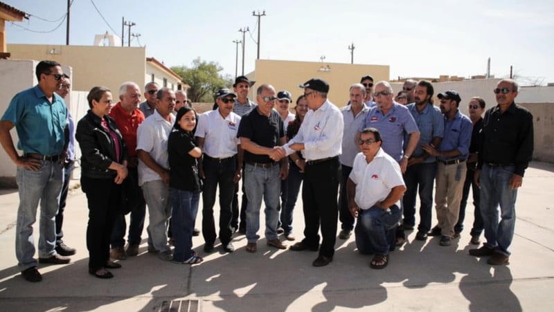 Camargo entrega rehabilitación de unidad deportiva en La Laguna; vecinos reconocen a Jorge Aldana
