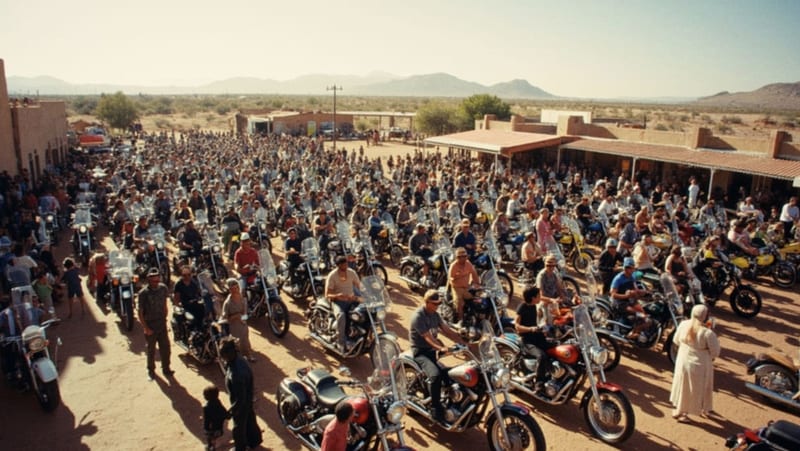 Concentración Motociclista 2026 cierra con éxito en Parral durante Jornadas Villistas