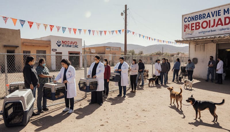 Cruzando Chihuahua por el Bienestar Animal realiza exitosa jornada de esterilización y croquetón en Camargo