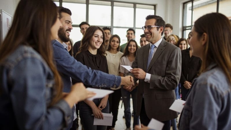 Delicias entrega 35 becas de inscripción a estudiantes del Tecnológico vía Estacionómetros