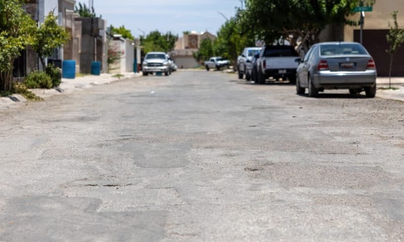 Delicias inicia pavimentación del Paseo del Recuerdo en fraccionamiento Las Misiones