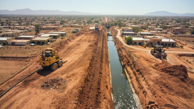 Delicias intensifica labores para prevenir inundaciones en Nicolás Bravo