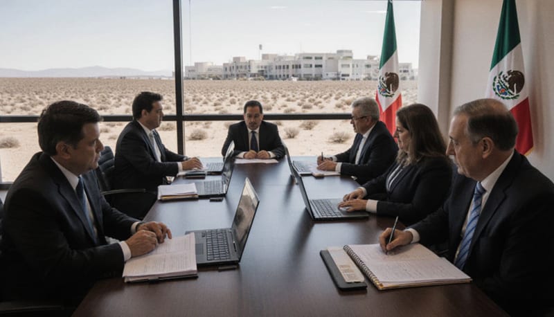 Funcionarios municipales y académicos reunidos alrededor de una mesa de trabajo durante la jornada de revisión regional