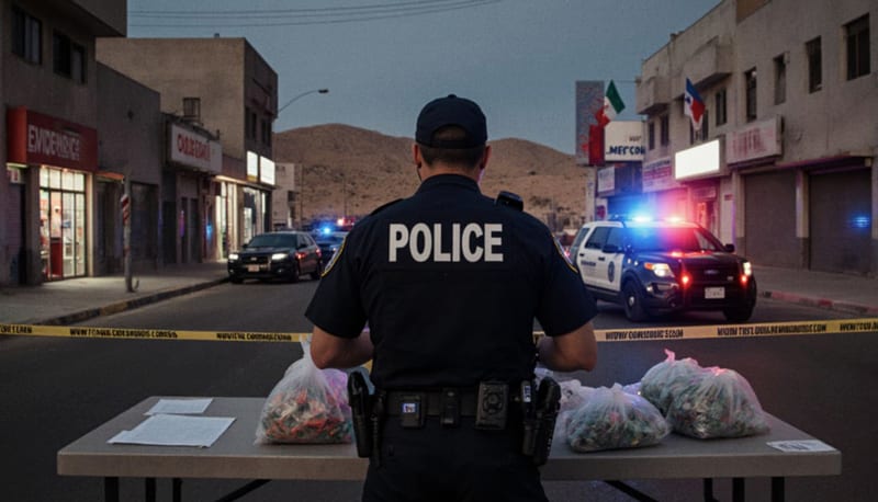 Detienen a joven con 22 dosis de cocaína en el centro de Chihuahua