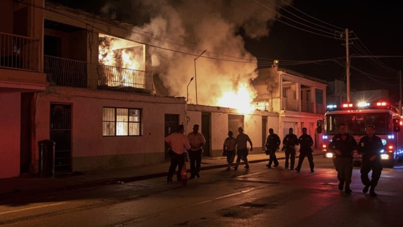 Detienen a un hombre tras incendio en vivienda de la colonia Revolución (norte de Chihuahua)