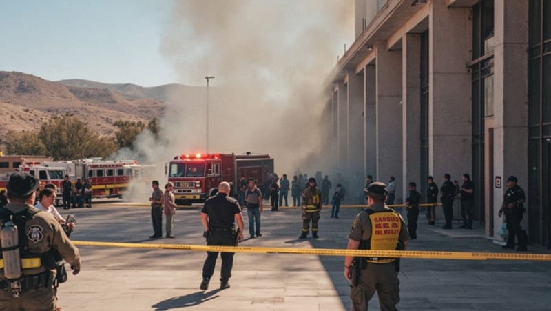 Falsa alarma de incendio en el Tribunal Estatal de Justicia Administrativa