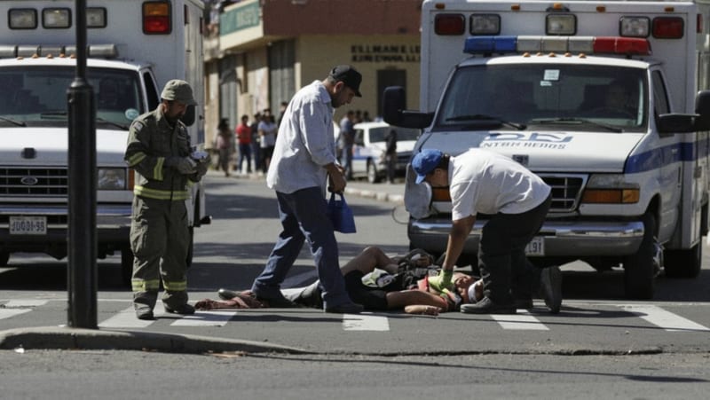 Falsa alarma en Chihuahua: reportan baleado pero era víctima de atropello