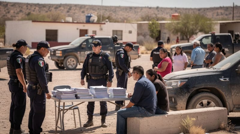 Fiscalía y AEI realizan operativo de búsqueda de desaparecidos en Nuevo Casas Grandes