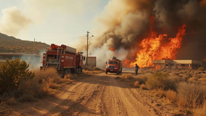Incendio en terreno baldío moviliza a cuerpos de rescate en la zona de Cumbres
