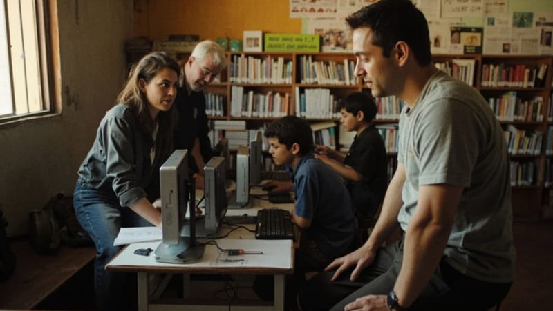 Ivonne de la Hoya Venzor impulsa la educación en Ascensión con apoyos escolares y computadoras