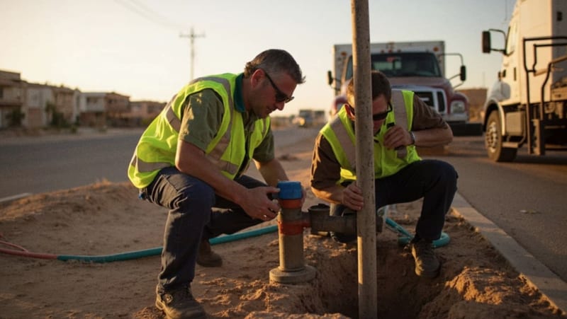 JMAS de Camargo supervisa presión de agua tras entrar en operación nuevo pozo Cobach