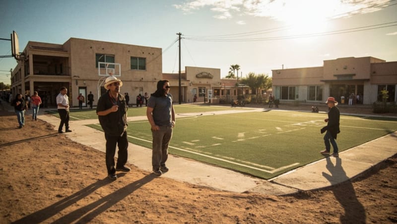 Jorge Aldana reporta avance en rehabilitación de la Deportiva Revolución en Camargo