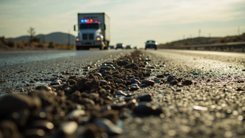 Lluvia causa acumulación de escombros en carretera Camargo-Boquilla; provoca accidente vehicular