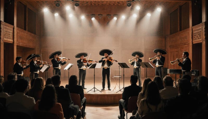 Mariachi de Juárez cautiva a Delicias con espectáculo de tradición mexicana