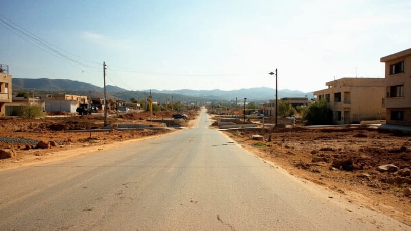 Terreno árido y sin drenaje destinado para construcción de viviendas en Ciudad Juárez