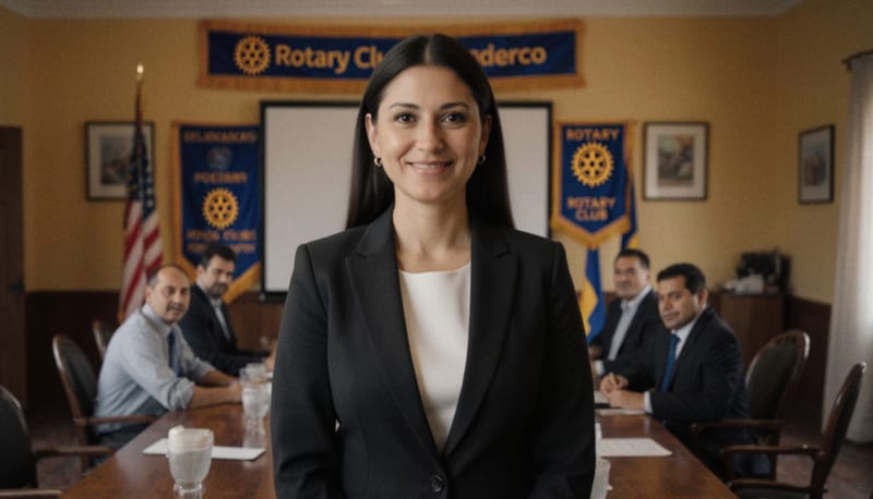 Mayra Liliana Araiza continúa al frente del Club Rotario Camargo por segundo año