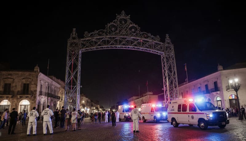 Menor de 4 años cae de la Puerta del Tiempo en Parral con lesiones graves