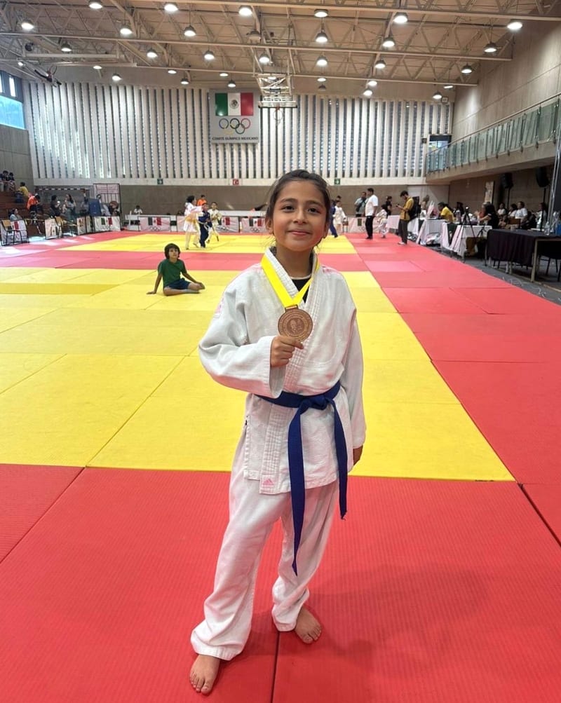 Michel Cuautle, la joven judoka parralense que domina el ranking nacional Sub-13