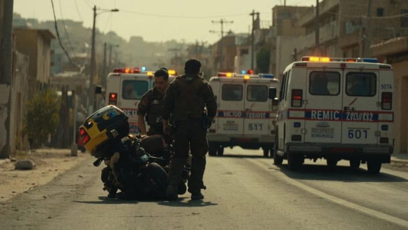 Motociclista en estado crítico tras accidente en Río San Pedro Sur