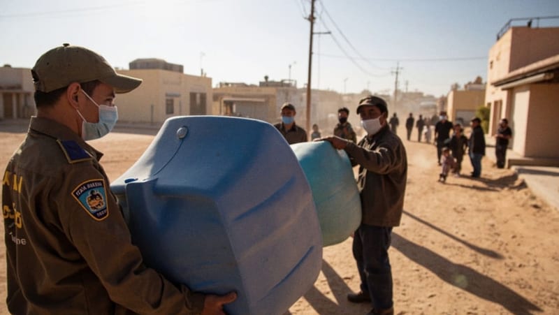 Municipio de Nuevo Casas Grandes distribuye tinacos subsidiados ante crisis de agua
