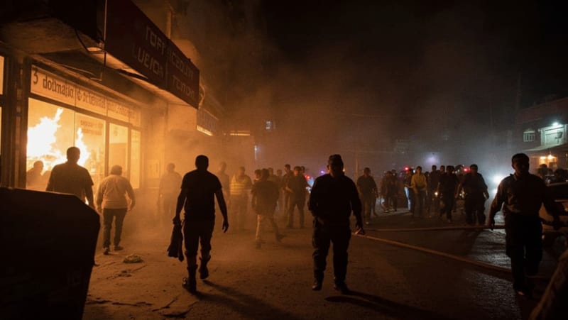 Noticias de Chihuahua: Pánico en el mercado “El Pasito” tras incendio por chispas de soldadura