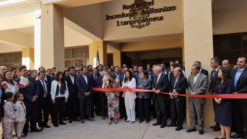 Ojinaga inaugura Centro de Desarrollo Familiar Migrante con presencia de autoridades estatales y federales
