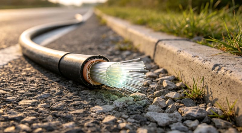 Ojinaga sin telefonía ni internet por más de 12 horas tras daño en fibra óptica