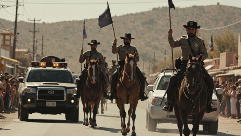 Operativo de seguridad en Cabalgata Villista 2026 concluye sin incidentes graves en Parral