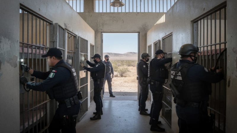 Operativo sorpresa en el Cereso de Nuevo Casas Grandes concluye sin hallazgos