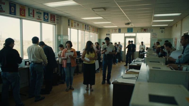 Ciudadanos formados en las oficinas de la administración municipal para gestionar trámites de bienestar social