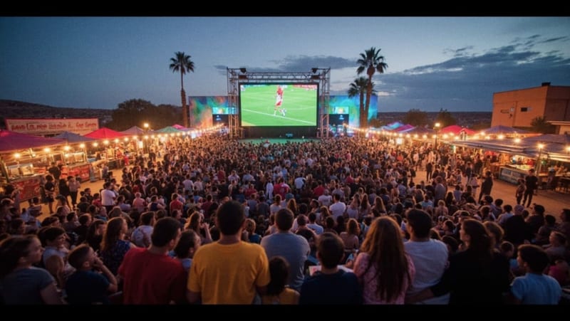 Parral invita a disfrutar la Fiesta Mundialista en la Plaza de la Identidad