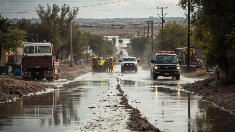Parral registra intensas lluvias con 22.8 milímetros de precipitación en una hora