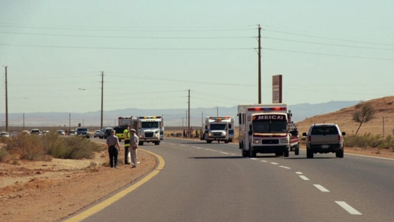 Peatón muere atropellado por tráiler en la carretera federal 45 en Meoqui
