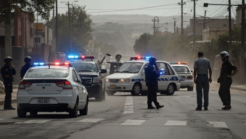 Persecución policiaca en la colonia 11 de Febrero termina con detención de tres hombres armados