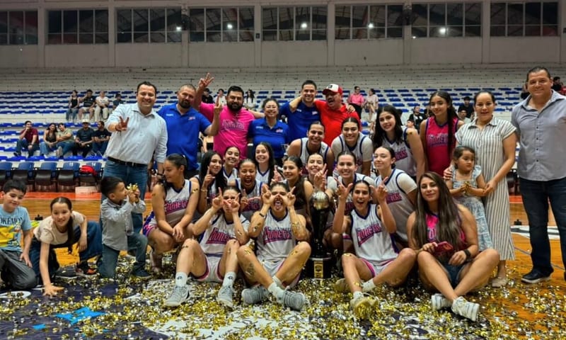 Pioneras de Delicias se corona campeona de la Liga de Desarrollo Femenil de Chihuahua