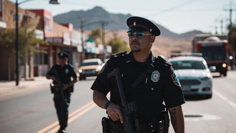 Policía refuerza seguridad en Chihuahua por partido de México contra Inglaterra
