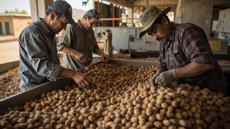 Productores de Delicias generan nuevos ingresos al transformar nuez en aceite, harina y crema
