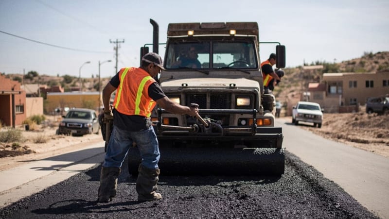 Programa Tache a Cada Bache continúa con reparación de calles en Camargo este jueves
