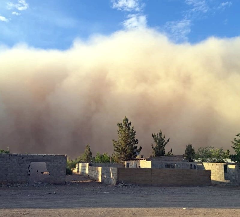 Protección Civil alerta por tolvaneras severas en Janos y Ascensión durante Semana Santa