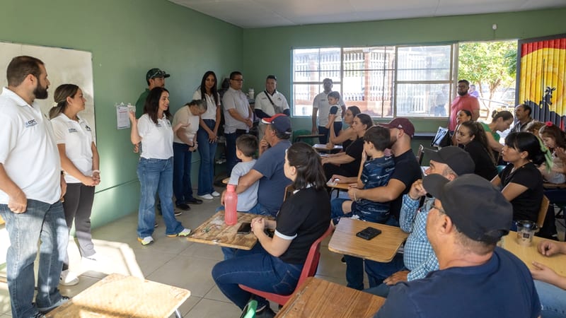 Realizan audiencia de presupuesto participativo en la colonia Ampliación Villa de Cuauhtémoc