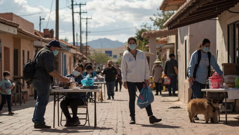 Realizan Feria de Salud en la colonia Industrial Sur de Delicias para detectar padecimientos y fortalecer la prevención
