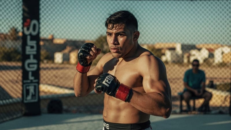 Ricardo 'El Rojo' Briones se prepara para pelear en El Paso este sábado